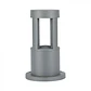 Baliza con bombilla LED 250mm 10W gris V-TAC - Miniatura 1