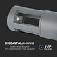 Baliza con bombilla LED 250mm 10W gris V-TAC - Miniatura 6