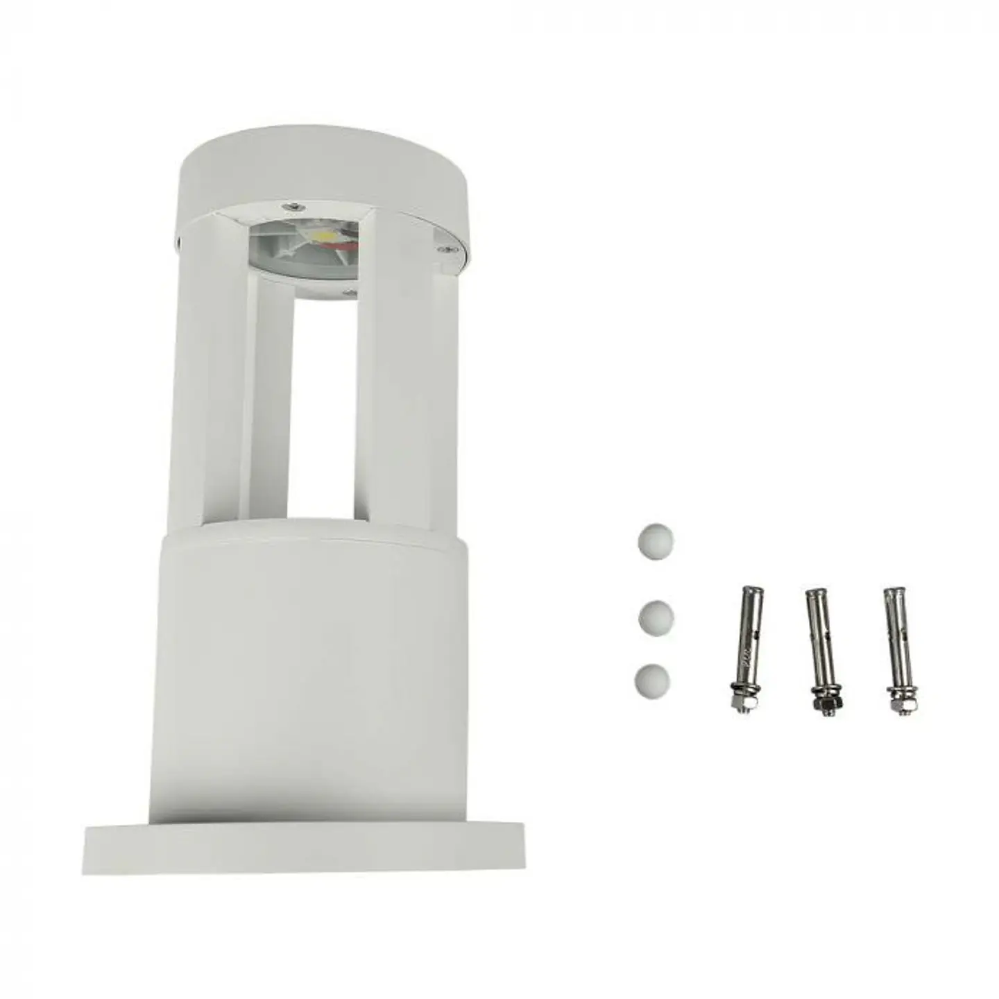 Baliza con bombilla LED 250mm 10W blanco V-TAC 7