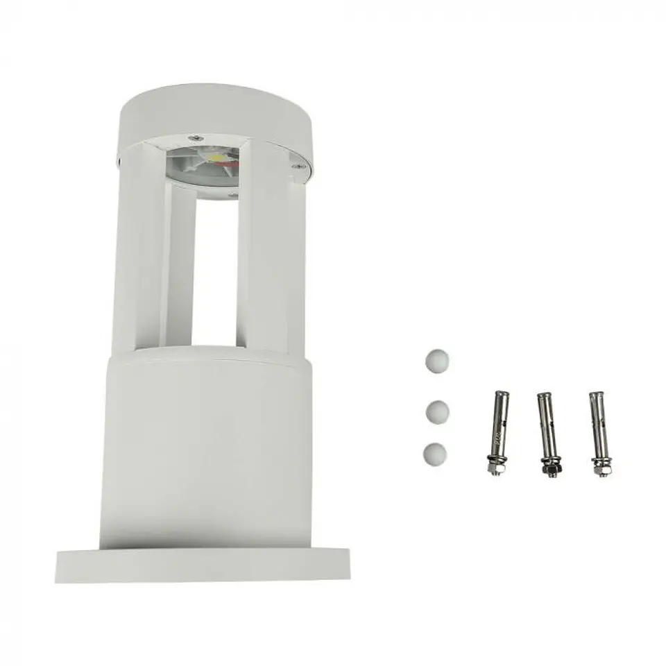 Baliza con bombilla LED 250mm 10W blanco V-TAC 7