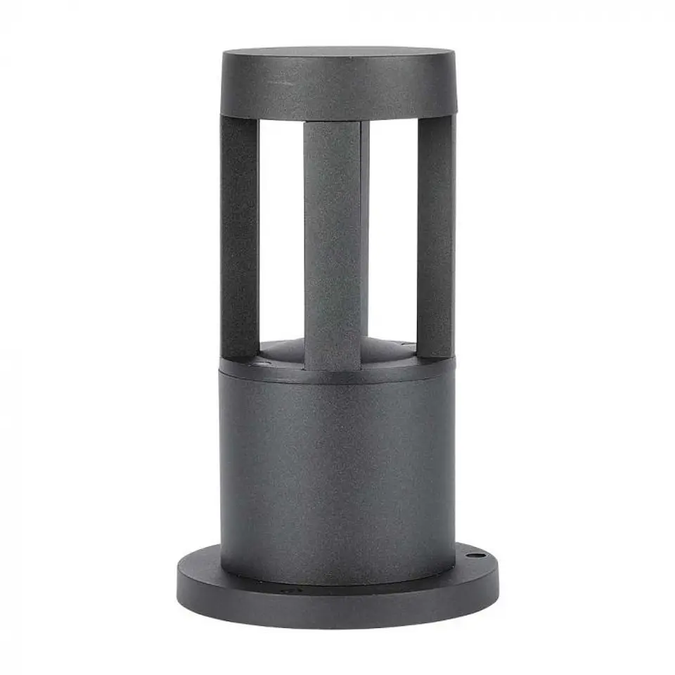 Baliza c/lâmpada LED 250mm 10W 3000K preta V-TAC 1