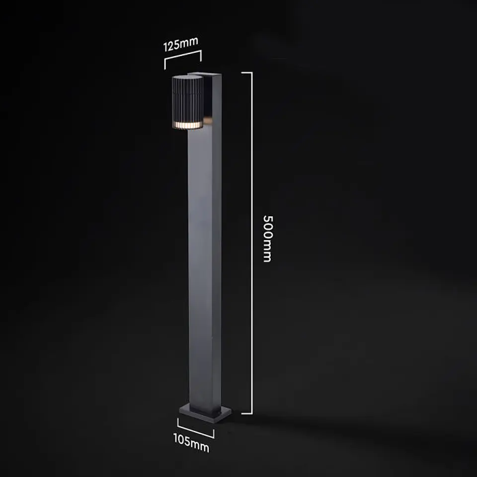 Baliza c/lâmpada GU10 0.5M IP44 V-TAC 2