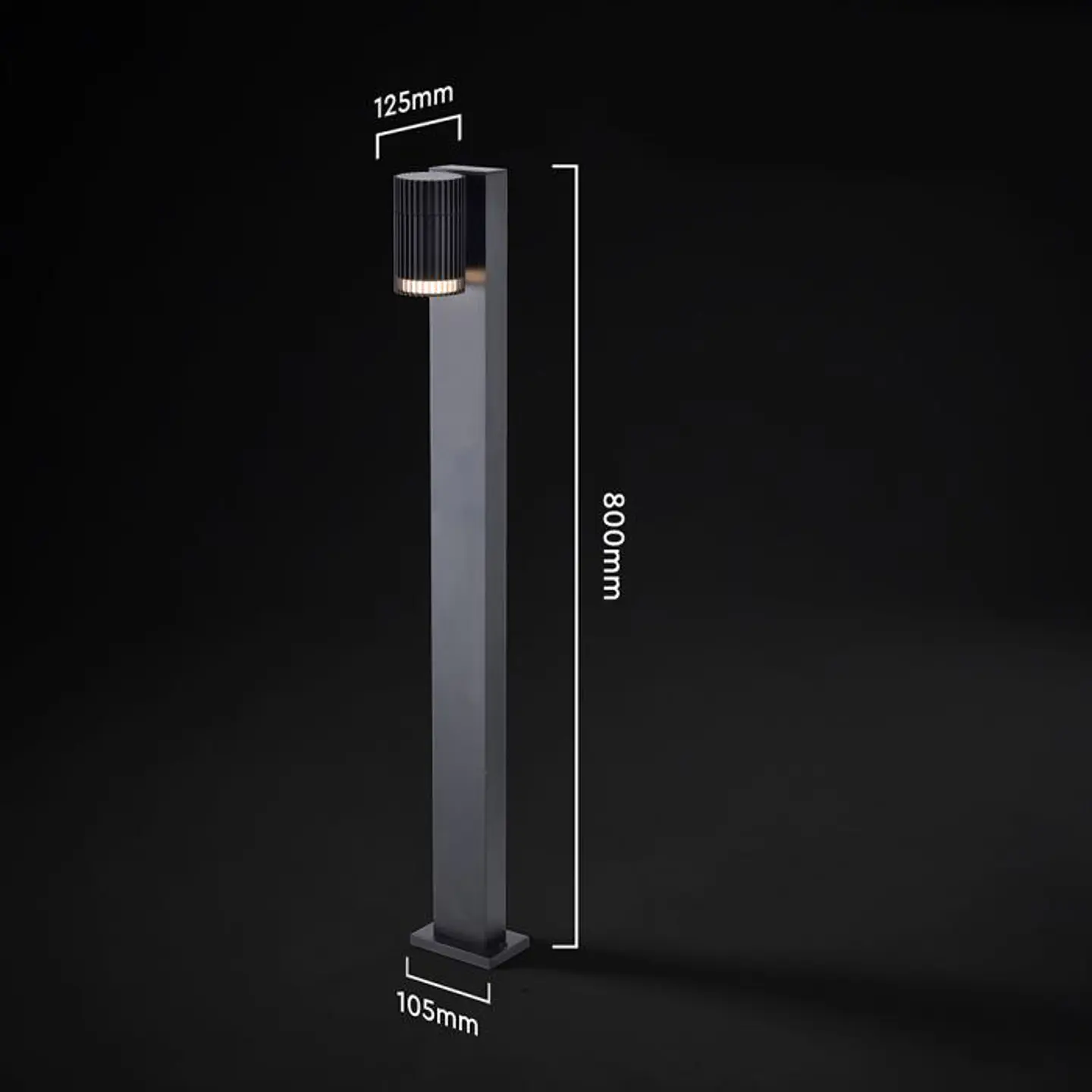 Baliza c/lâmpada GU10 0.8M IP44 V-TAC 2