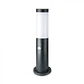 Bollard with lamp (E27) and PIR sensor 450mm stainless steel IP44 grey V-TAC - thumbnail 1