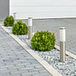 Bollard with lamp (E27) and PIR sensor 450mm stainless steel IP44 satin nickel V-TAC - thumbnail 5
