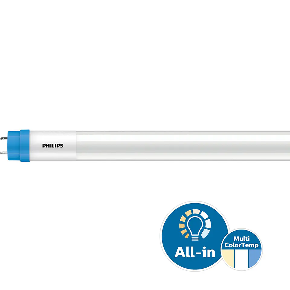 Lâmpada CorePro LEDtube 600mm HO 7.7W 3CCT T8 Philips 1