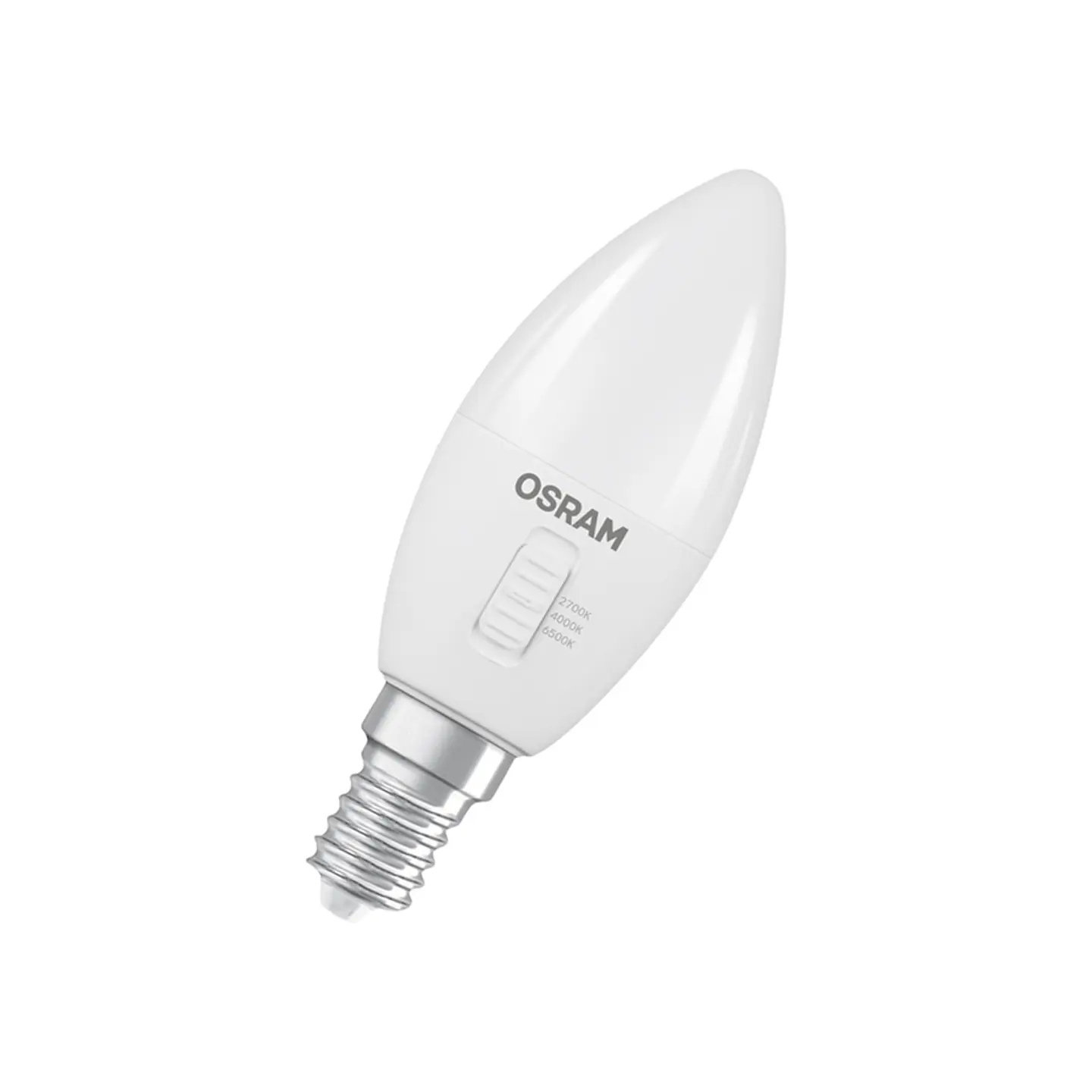 Lâmpada LED Classic B40 DIM CCT Select 4.9W 827/840/865 E14 frosted Ledvance 1