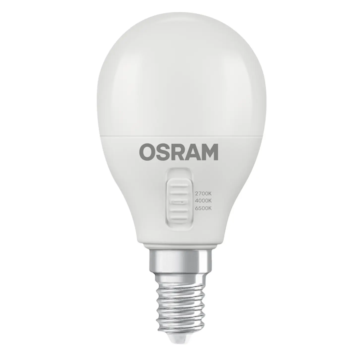 Lâmpada LED Classic P40 DIM CCT Select 4.9W 827/840/865 E14 frosted Ledvance 2