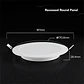 Downlight de encastrar redondo 12W V-TAC 3CCT - Thumbnail 2