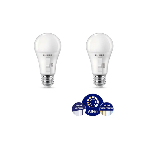 Lâmpada CorePro LEDbulb D 40-60-75-100W A60 5CCT Philips