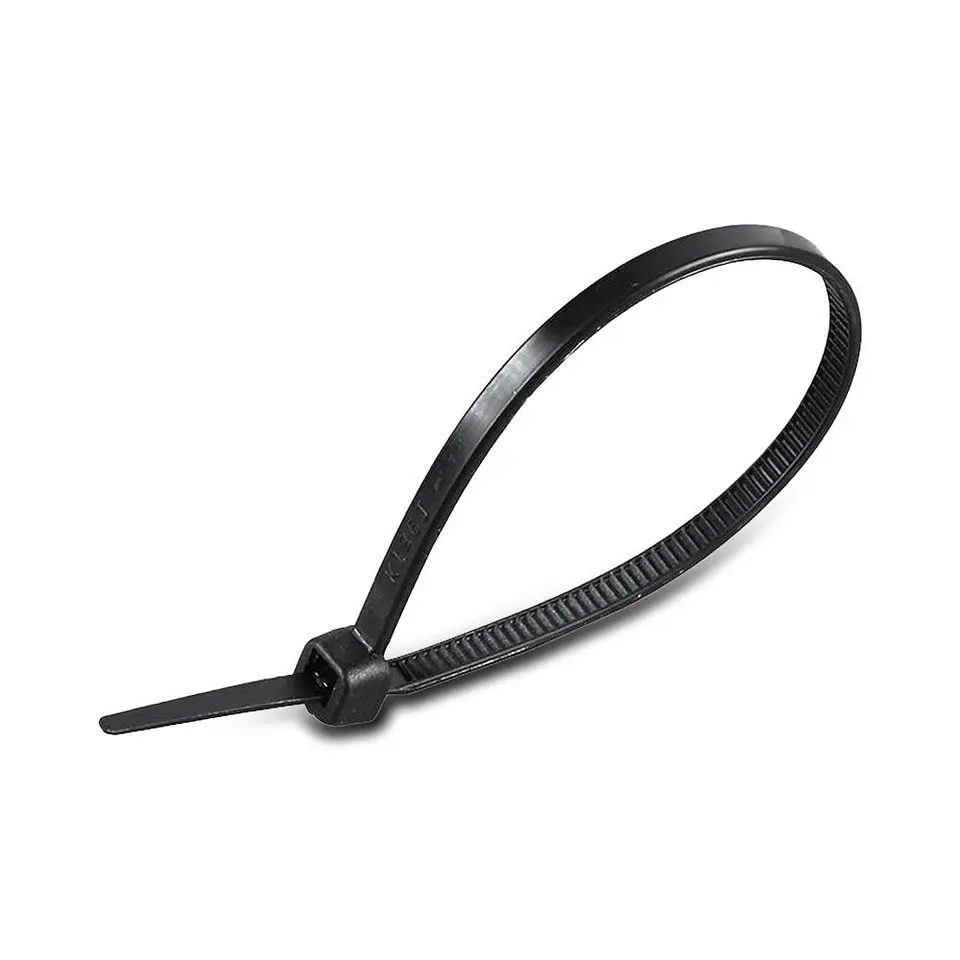 Abraçadeira de nylon 3,5x200mm Preta (Pack 100) V-TAC 1