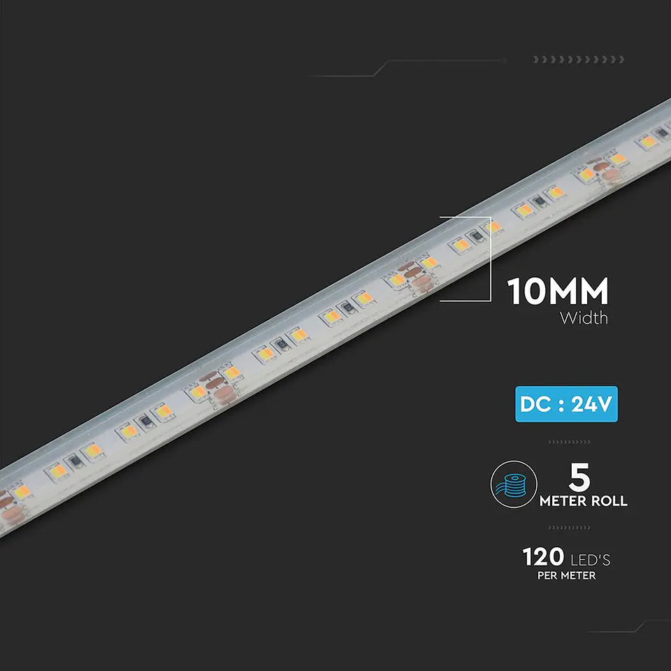 Tira LED 120LED/MT 14,5W 3CCT IP65 V-TAC 4