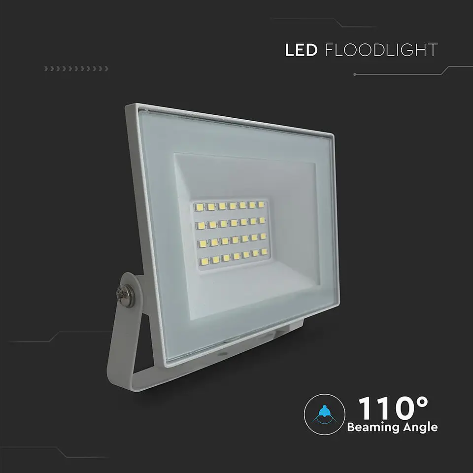 Floodlight LED SMD 20W IP65 White Body V-TAC 3