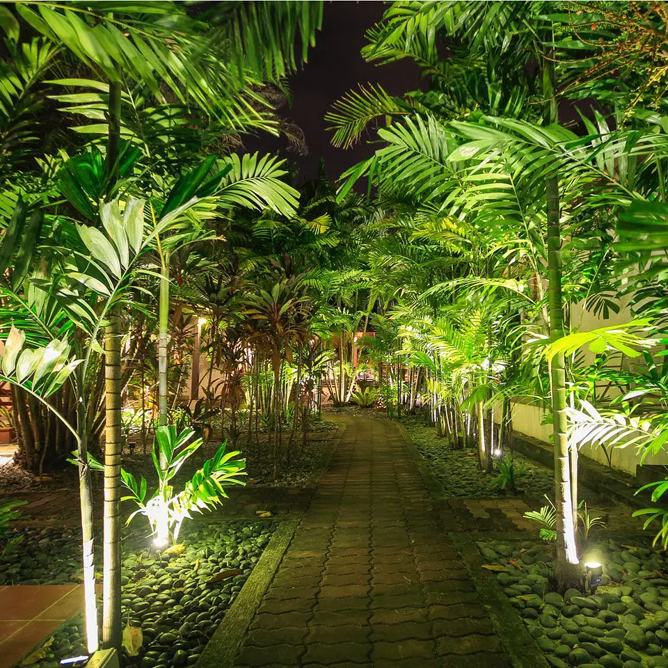 Projetor estaca de jardim para lâmpada GU10 Preto V-TAC 5