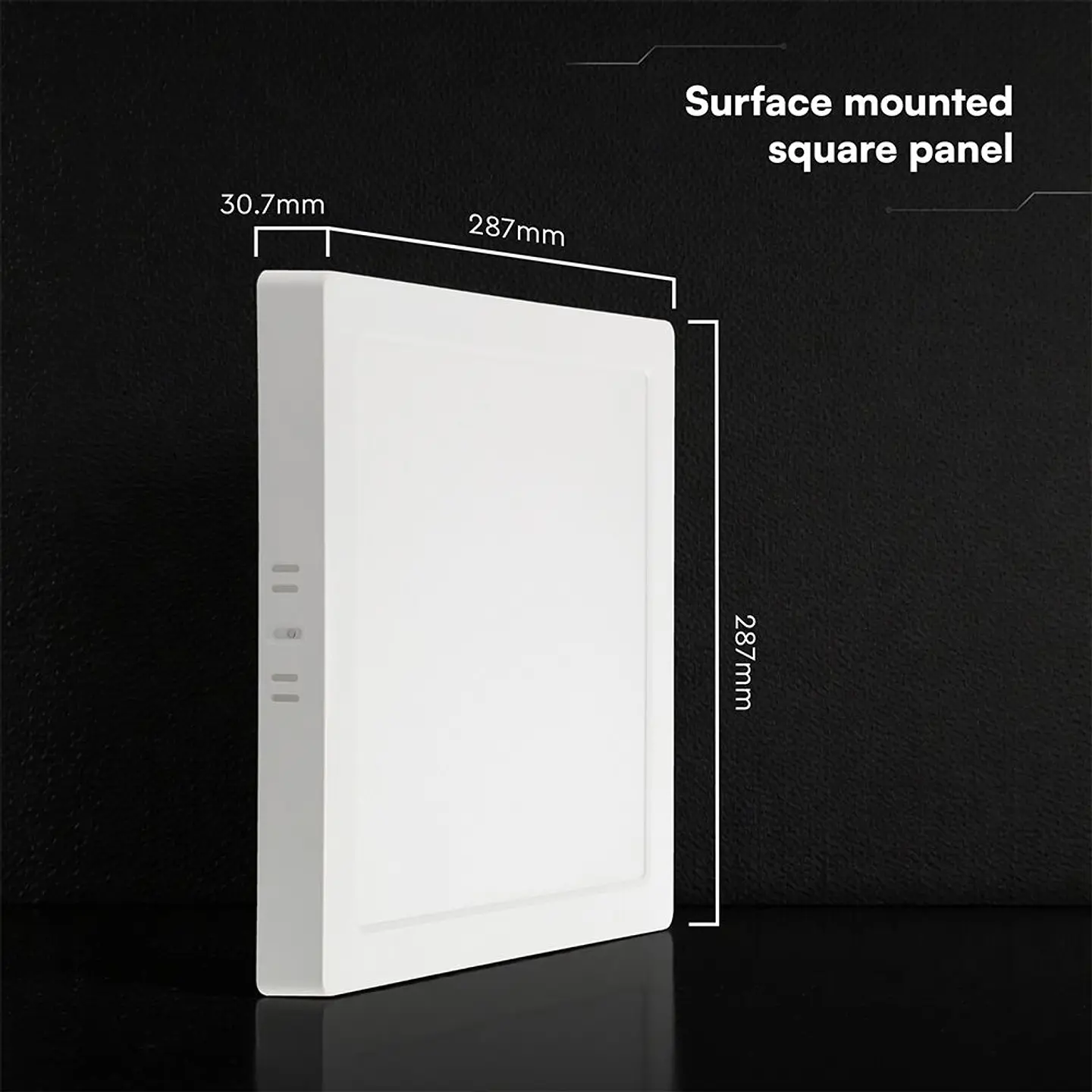 Square Surface-Mounted Downlight with CREE Chip 24W 3CCT V-TAC 2