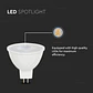 LED lamp SMD 38º 6W 6500K 12V GU5.3 V-TAC - thumbnail 3