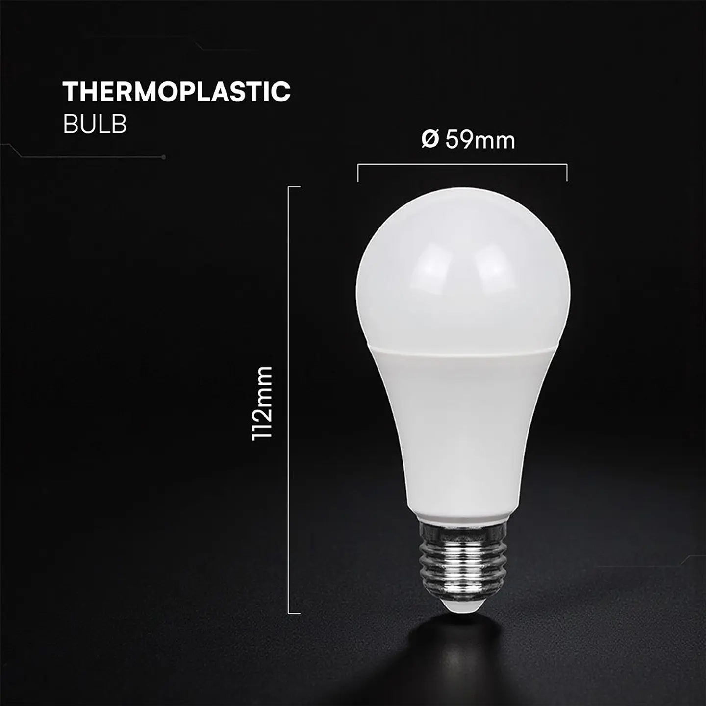 Bombilla LED chip CREE A60 10,5 W 4000 K E27 V-TAC 2