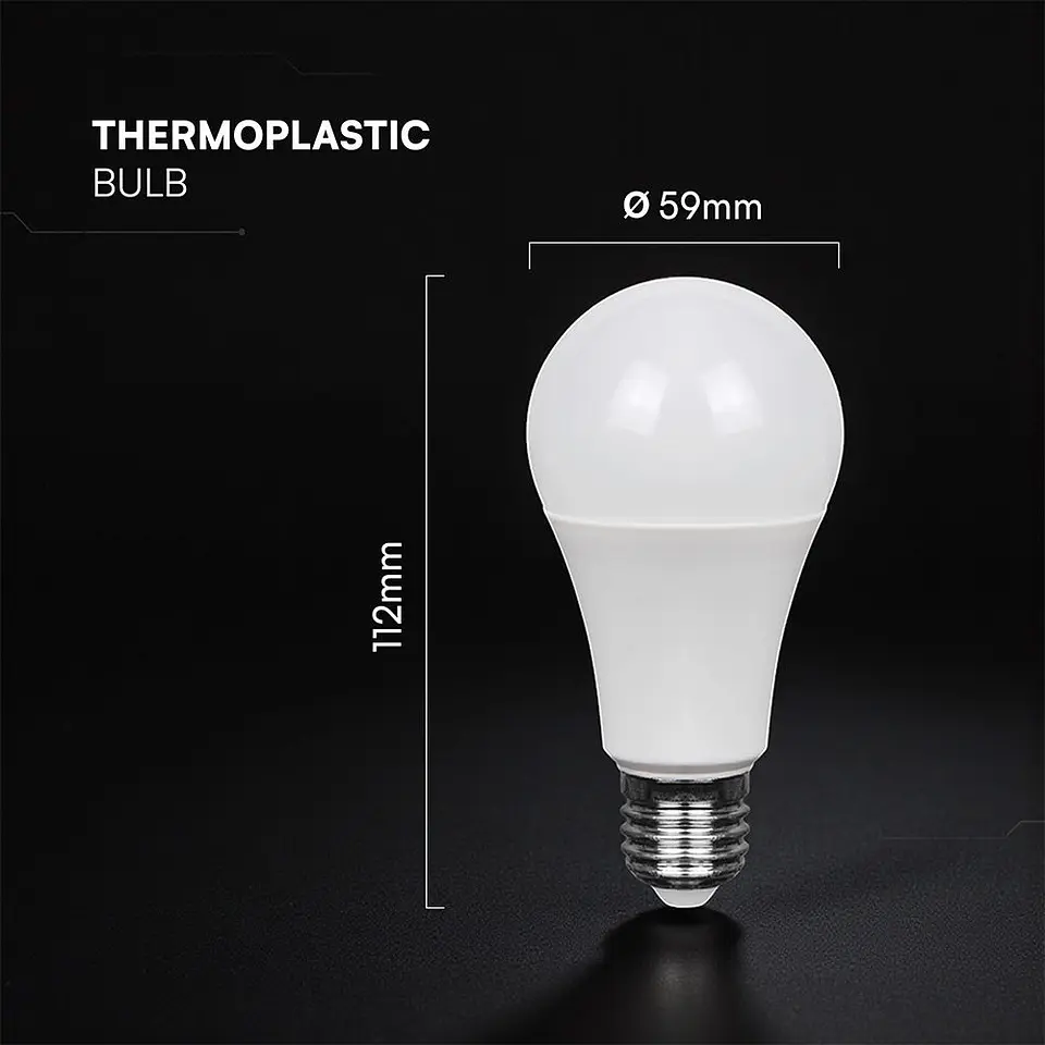 Bombilla LED chip CREE A60 10,5 W 4000 K E27 V-TAC 2