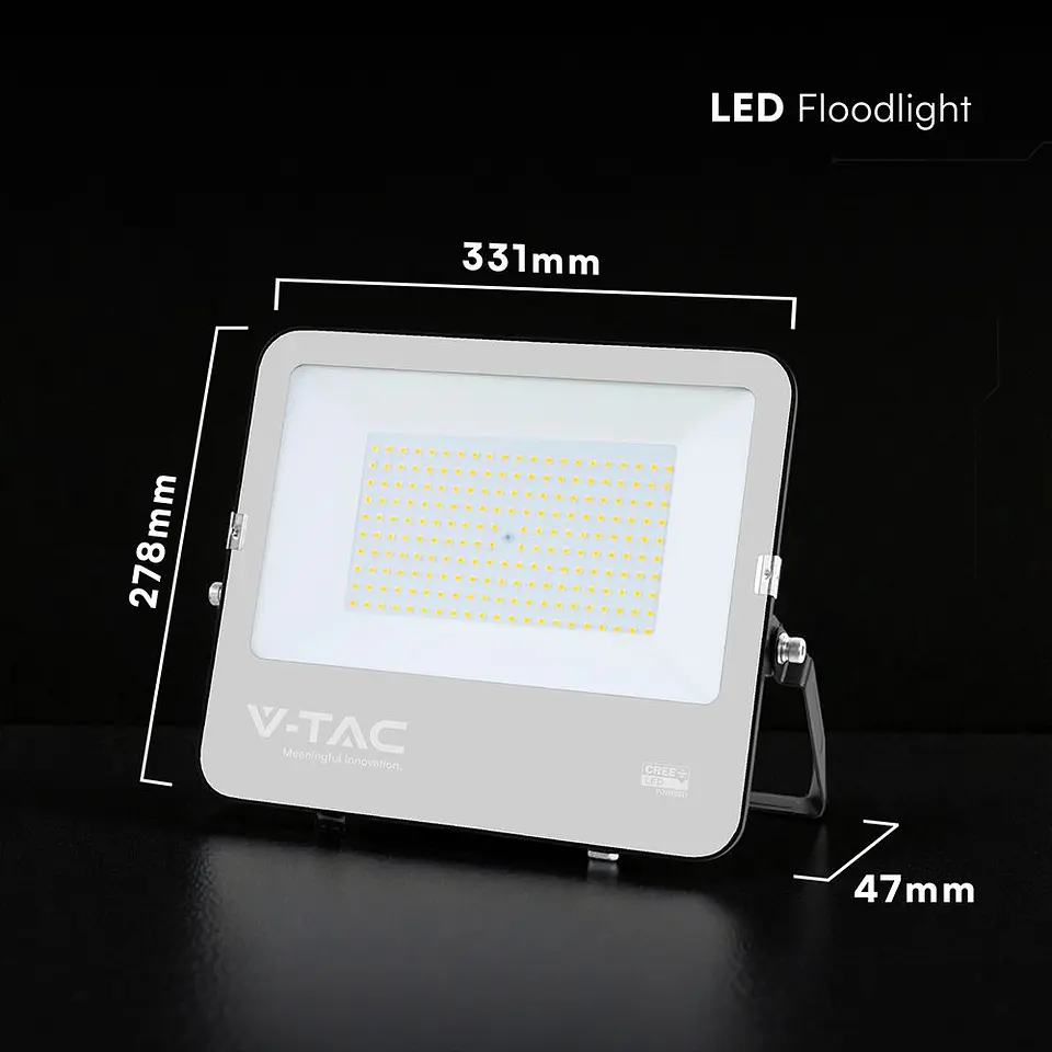 LED Floodlight with CREE Chip 150W 6500K 135M/W IP65 V-TAC 2