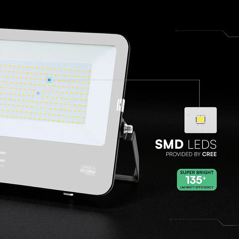LED Floodlight with CREE Chip 150W 6500K 135M/W IP65 V-TAC 3