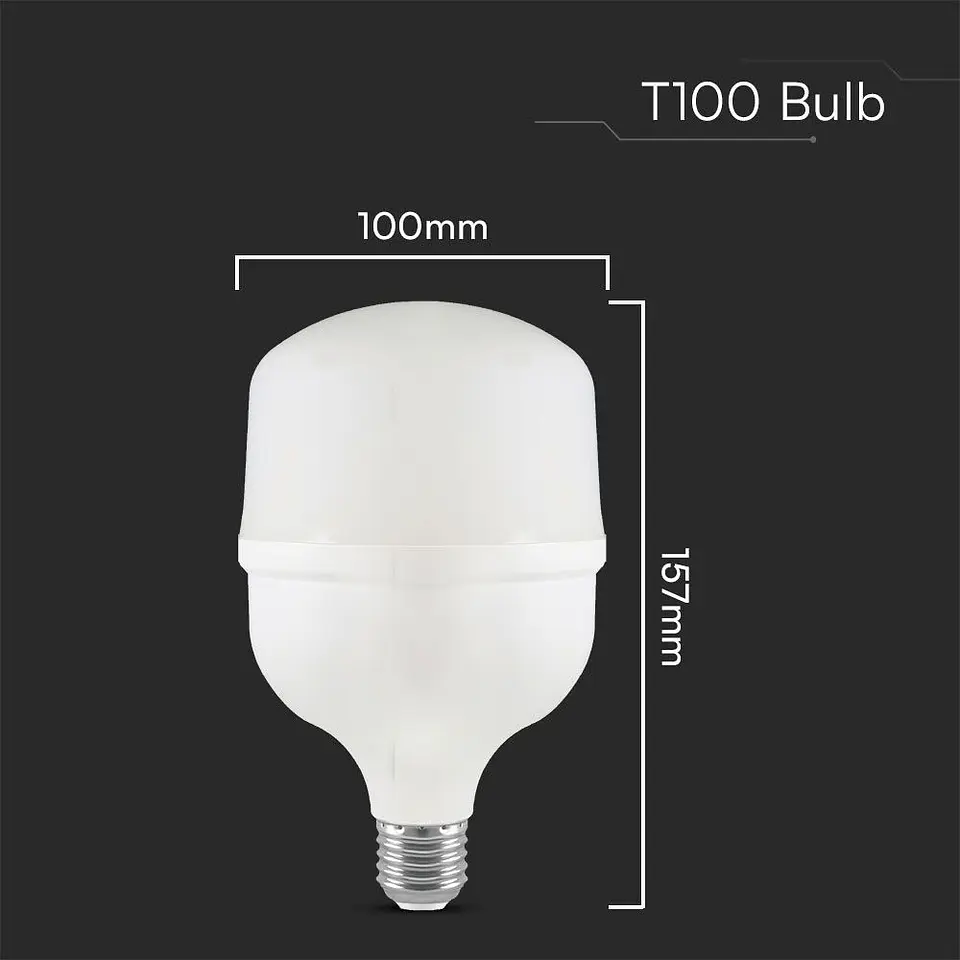 Bombilla LED T100 30W 4000K E27 V-TAC 2