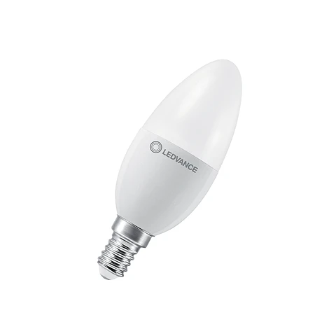 Lâmpada LED Classic B 40 DIM P 4,9W/827 FR E14 Ledvance