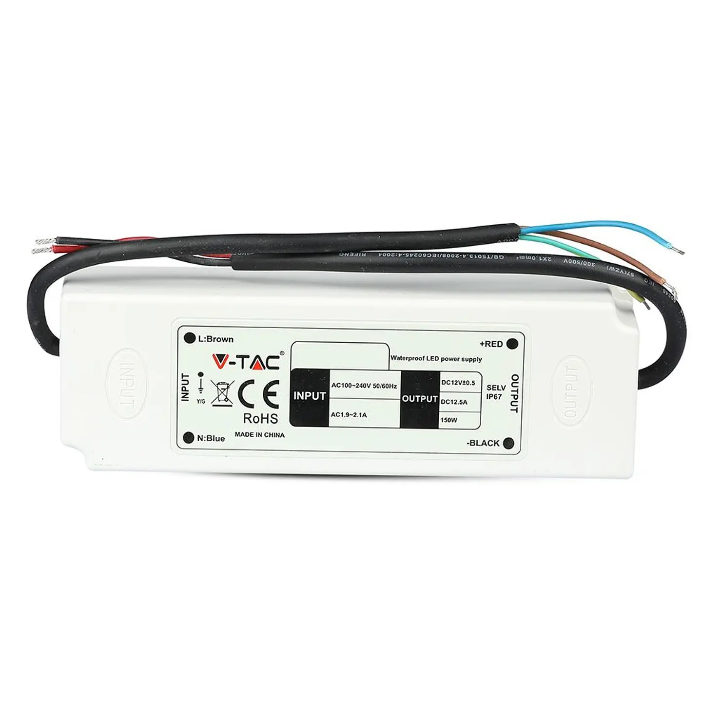 Driver LED 60W 12V IP67 V-TAC 2