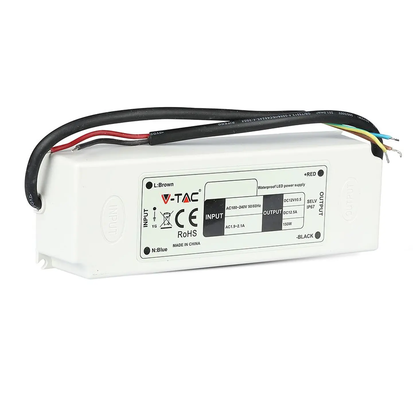 Driver LED 60W 12V IP67 V-TAC 3