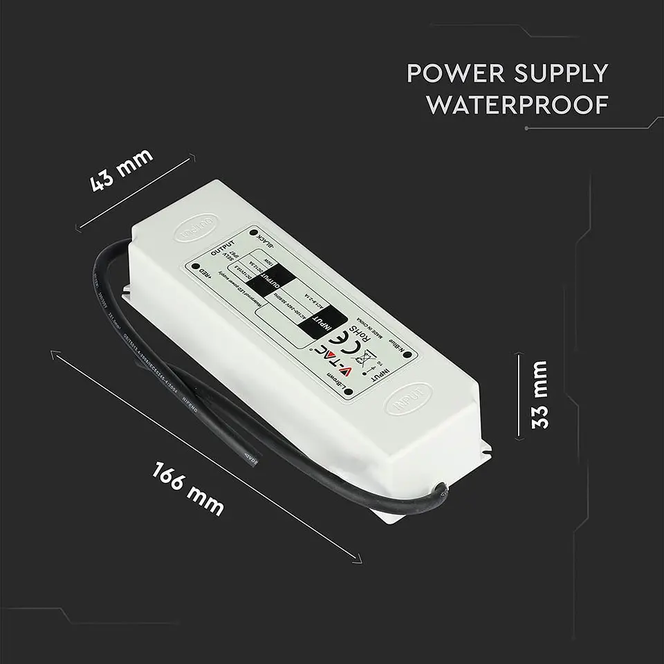 Driver LED 60W 12V IP67 V-TAC 5