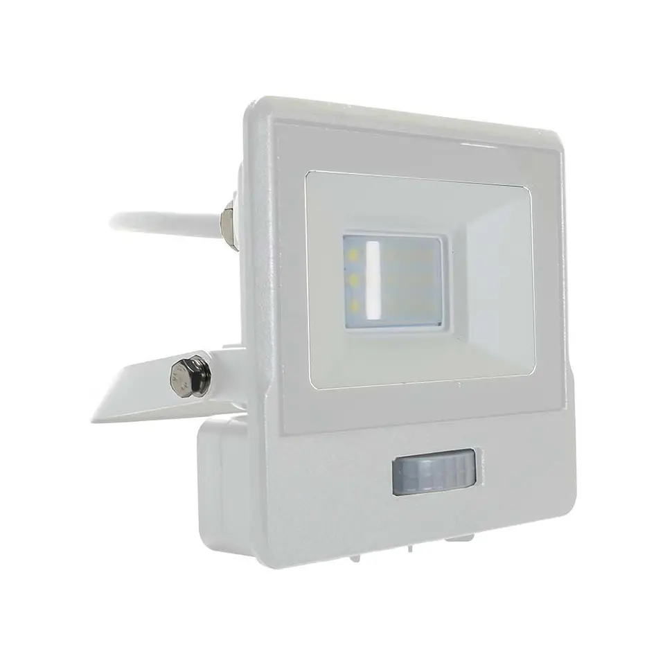Proyector LED con sensor PIR 10W 4000K chip Samsung blanco V-TAC 1