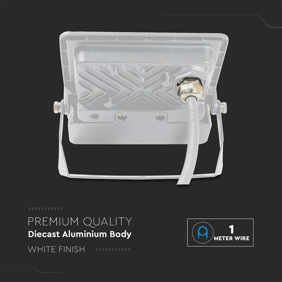 Proyector LED con sensor PIR 10W 4000K chip Samsung blanco V-TAC 5