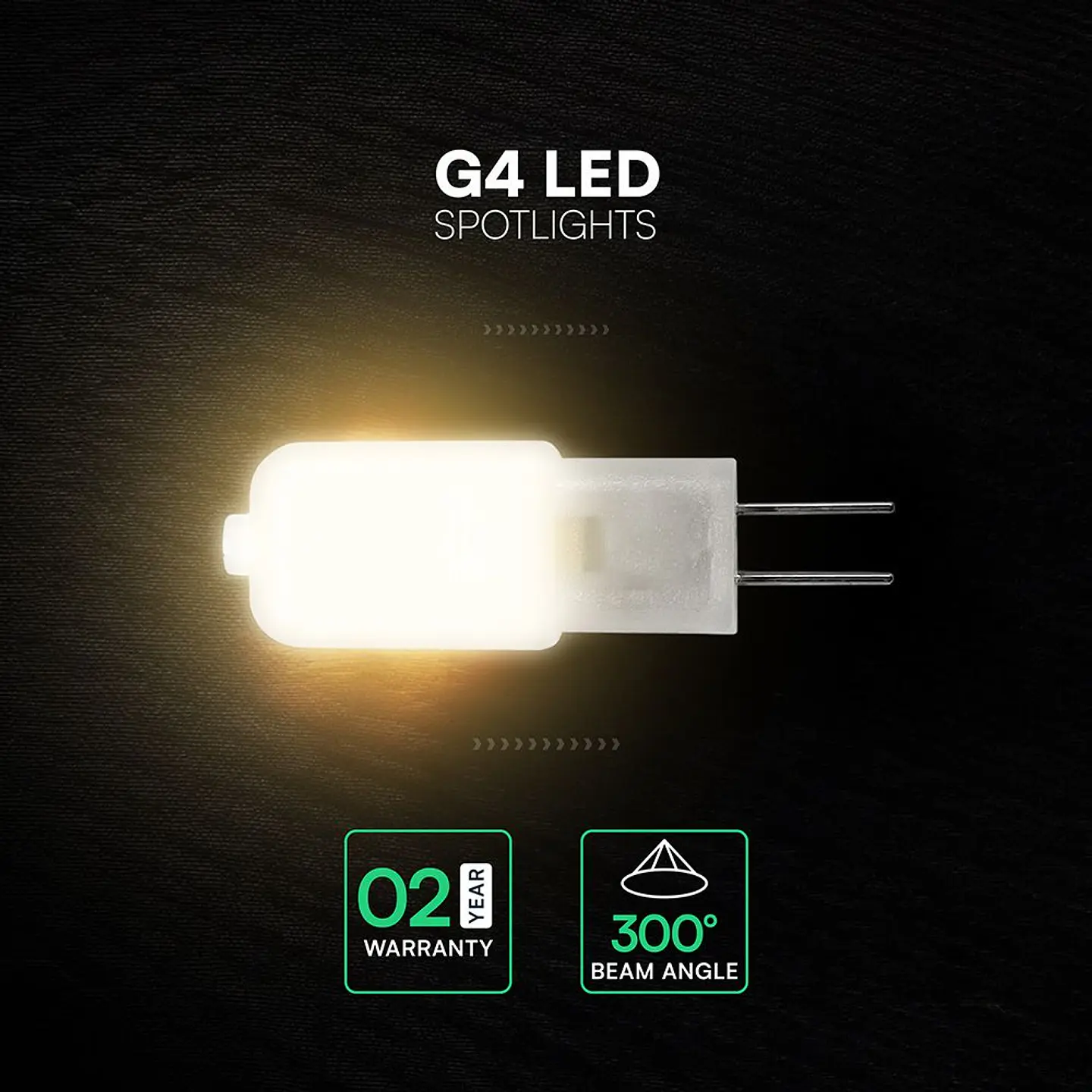 LED lamp Spotlight 1,1W 3000K G4 V-TAC 3