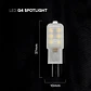LED lamp Spotlight 1,1W 3000K G4 V-TAC - thumbnail 2