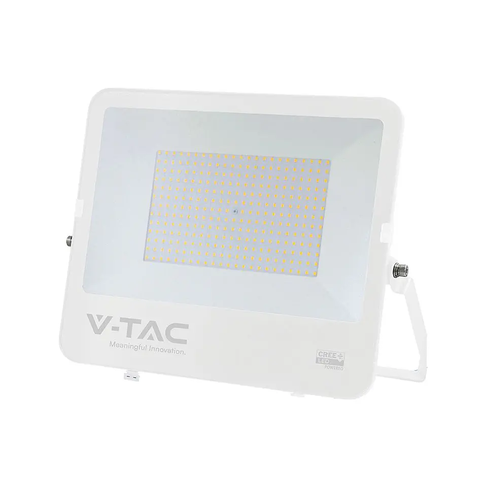 Projetor LED chip CREE 200W 4000K 135LM/W corpo branco V-TAC 1