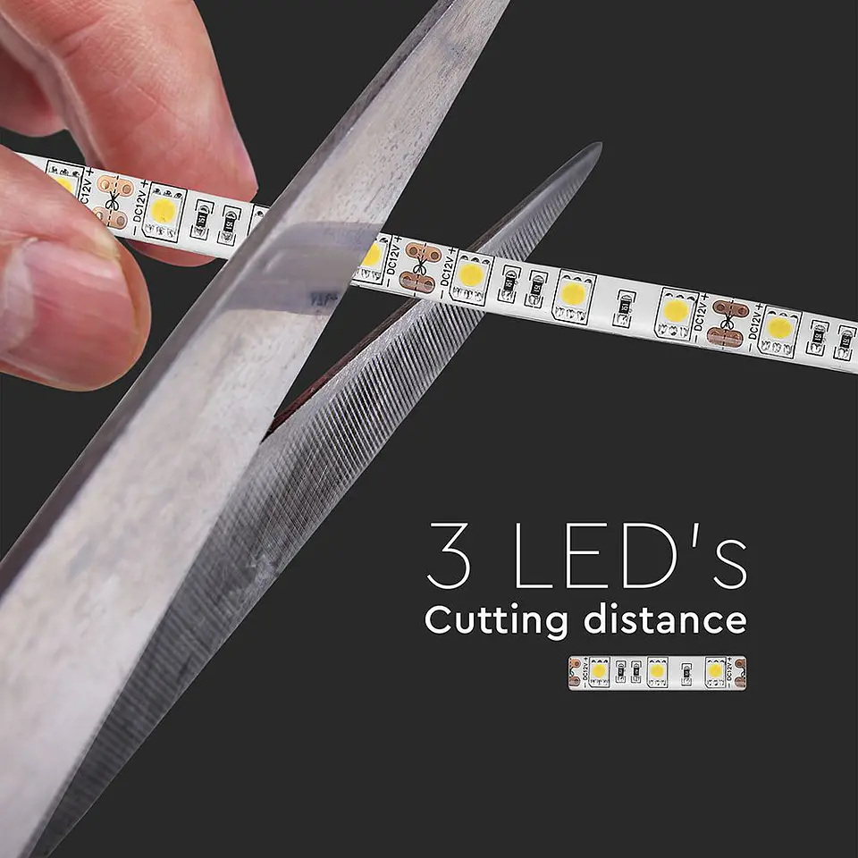 LED strip SMD5050 11W 4500K 12V IP65 V-TAC 6