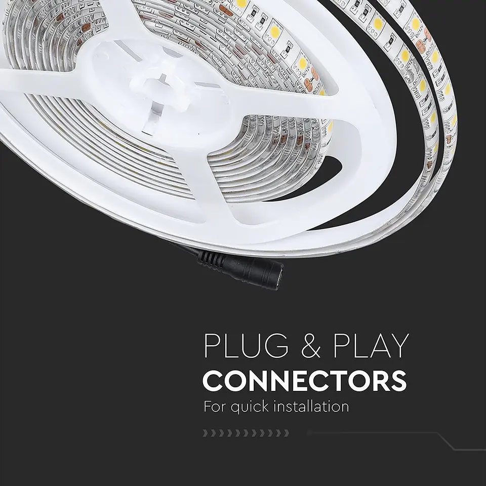 LED strip SMD5050 11W 4500K 12V IP65 V-TAC 5