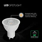 Bombilla LED chip CREE 38D 4,5W 3000K GU10 V-TAC - Miniatura 5