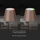 LED table lamp rechargeable 1.5W 3000K IP54 brown V-TAC  - thumbnail 9