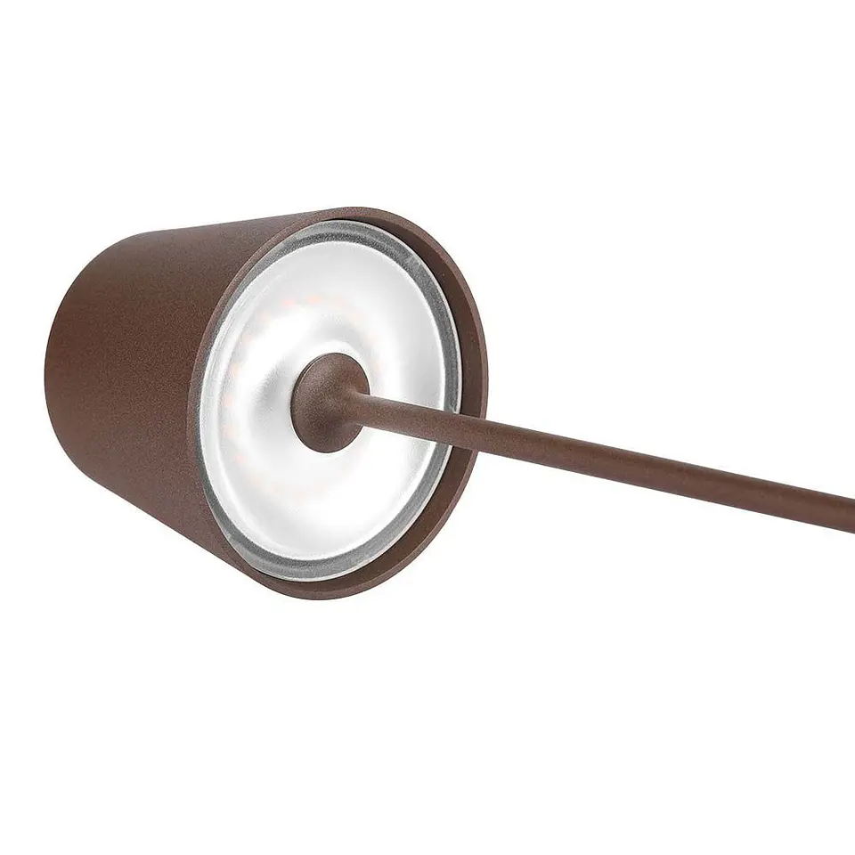 LED table lamp rechargeable 1.5W 3000K IP54 brown V-TAC  3