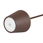 LED table lamp rechargeable 1.5W 3000K IP54 brown V-TAC  - thumbnail 2