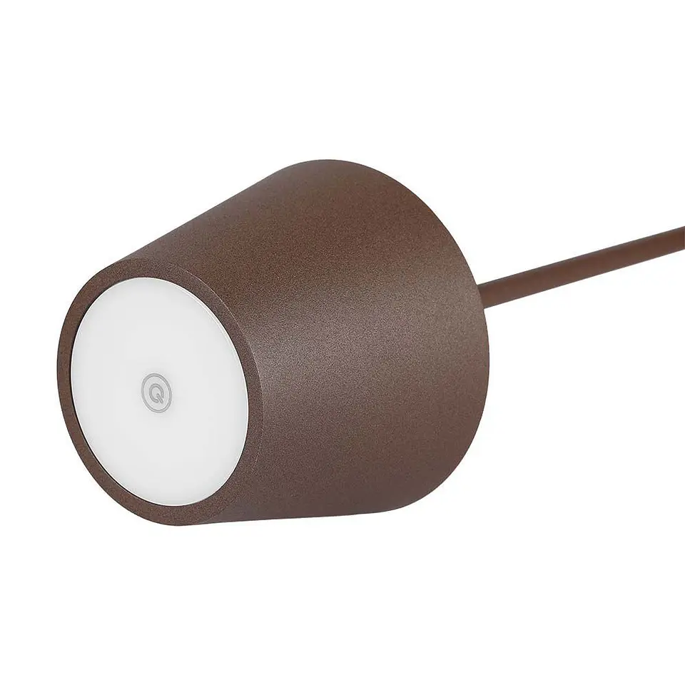 LED table lamp rechargeable 1.5W 3000K IP54 brown V-TAC  2