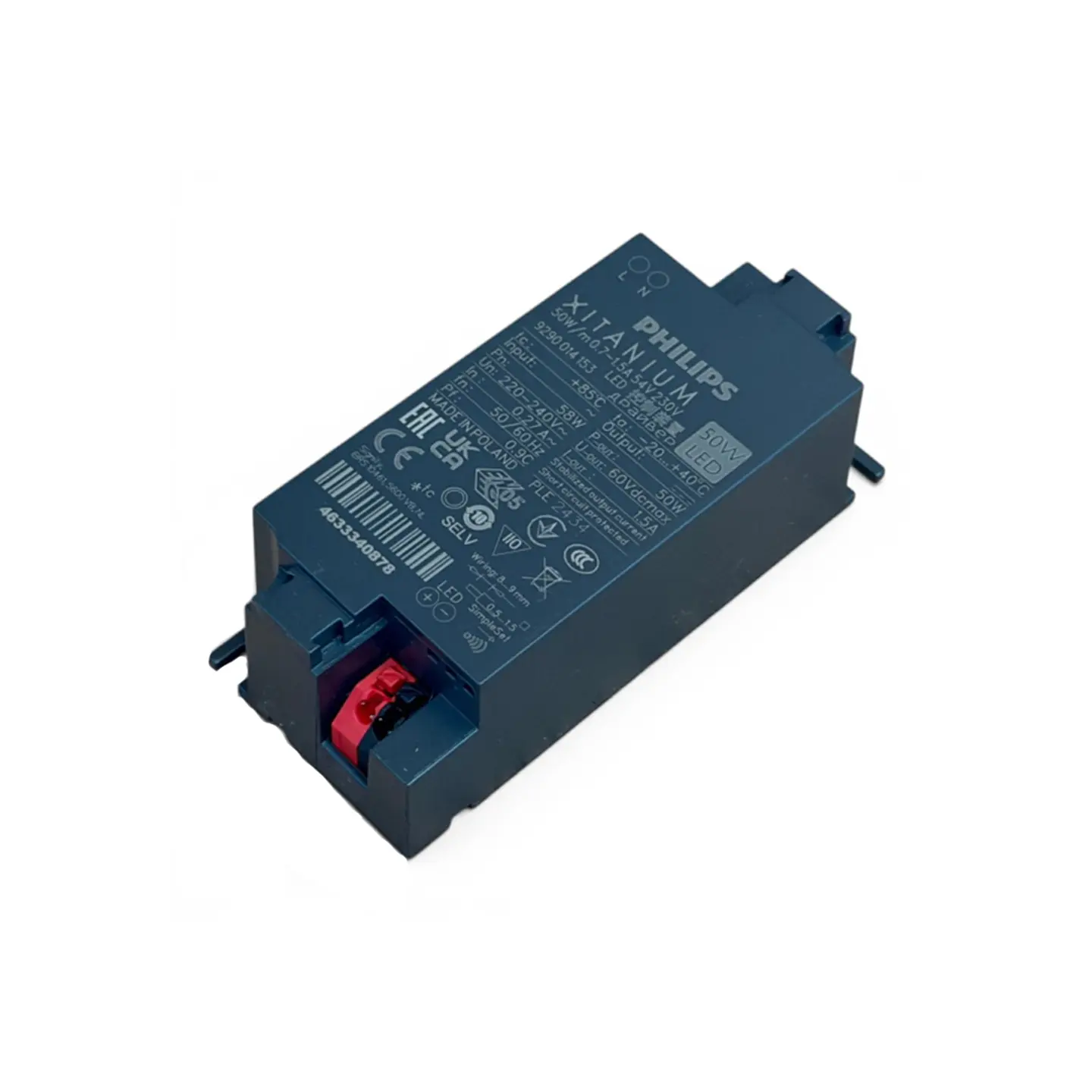 Xitanium driver 50W/m 0.7-1.5A 54V 230V Philips 1