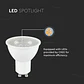 Bombilla LED chip CREE 110D 7,5W 3000K GU10 V-TAC - Miniatura 4