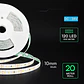 Tira LED SMD 2835 120 LEDS 8W/m 3000K 24V IP20 20M V-TAC - Miniatura 2