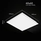 Backlit LED Panel CREE chip 40W 4000K 120LM/W 600X600mm V-TAC - thumbnail 3