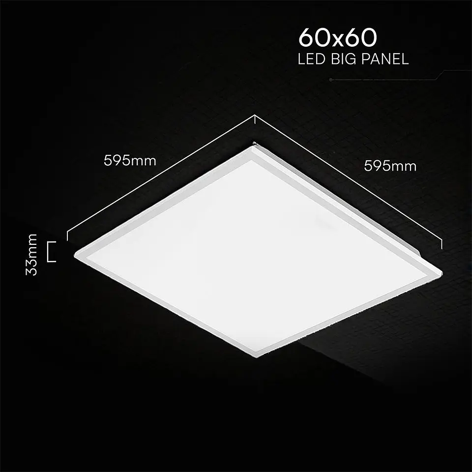 Backlit LED Panel CREE chip 40W 4000K 120LM/W 600X600mm V-TAC 3