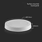 Downlight saliente redondo chip Samsung 6W 6500K V-TAC - Thumbnail 2