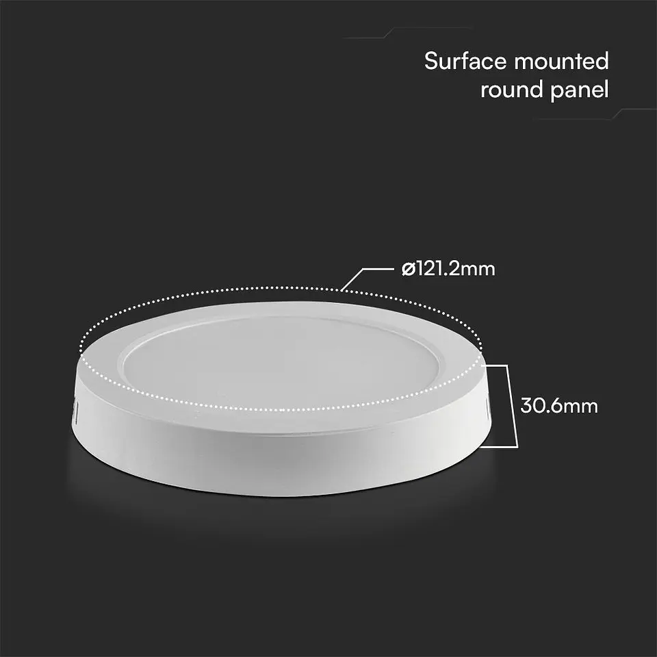 Downlight saliente redondo chip Samsung 6W 6500K V-TAC 2