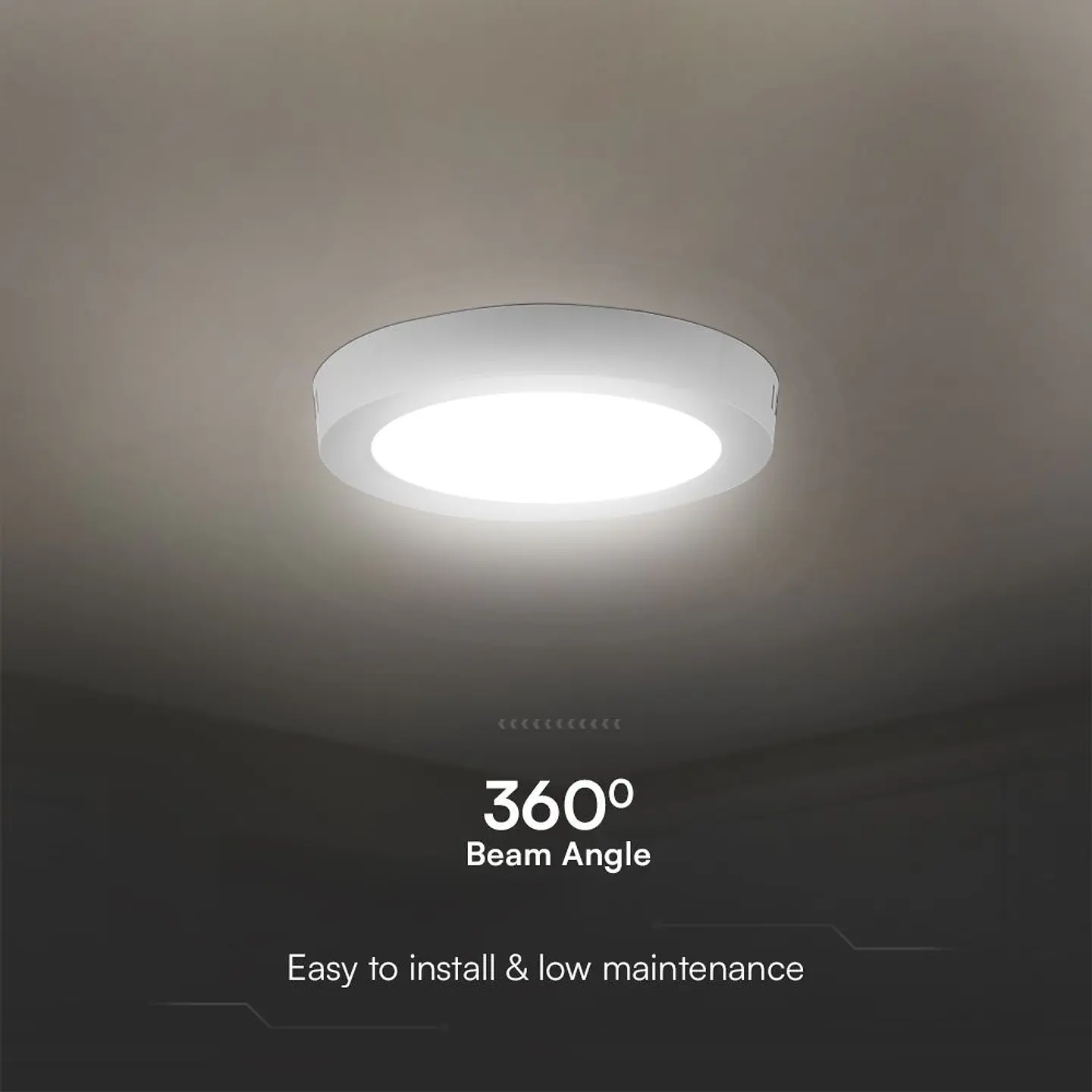 Downlight saliente redondo chip Samsung 6W 6500K V-TAC 3
