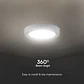 Downlight saliente redondo chip Samsung 6W 6500K V-TAC - Thumbnail 3